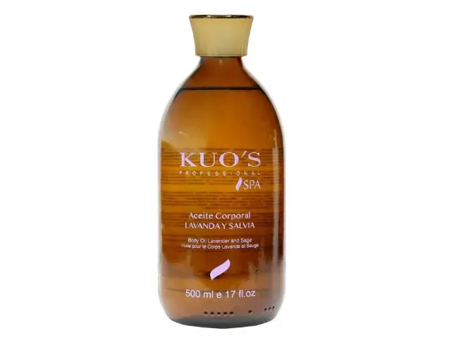 Imagen Huile de Massage pour le Corps Lavande et Sauge 500ml Kuo